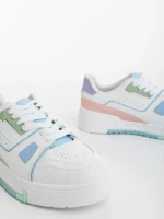 Дамски спортни обувки сини от екологична кожа Lowery