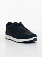 Мъжки спортни обувки сини от екологична кожа Davies