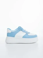 Дамски спортни обувки сини от екологична кожа Kosara