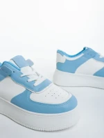 Дамски спортни обувки сини от екологична кожа Kosara