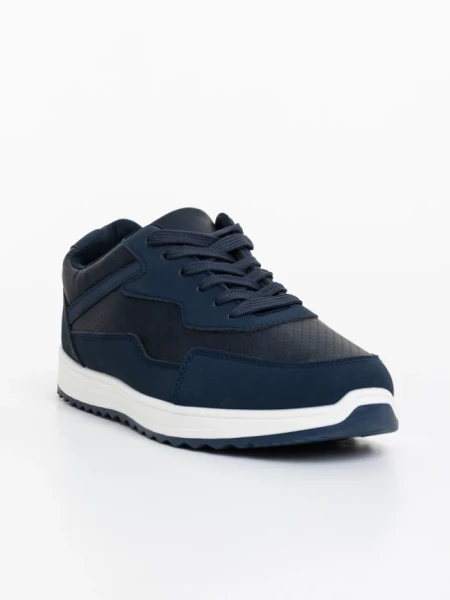 Мъжки спортни обувки черни от екологична кожа Nitro