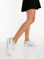 Дамски спортни обувки розови от екологична кожа Lowery