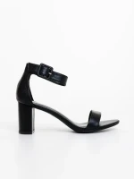 Дамски сандали черни от екологична кожа Alaris