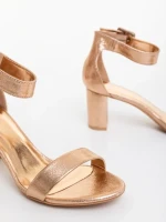 Дамски сандали златисти от екологична кожа Alaris