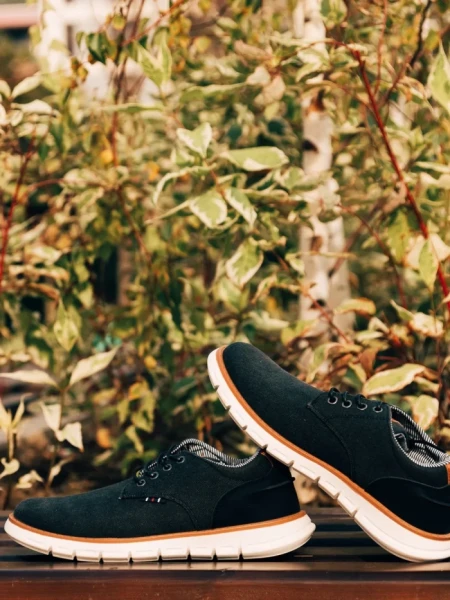 Мъжки спортни обувки черни от текстилна материя Alexie