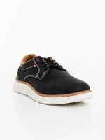 Мъжки спортни обувки черни от екологична кожа Alonso