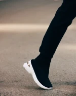 Дамски спортни обувки черни от текстилен материал Verlana