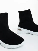 Дамски спортни обувки черни от текстилен материал Verlana