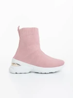 Дамски спортни обувки розови от текстилен материал Verlana