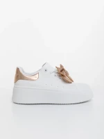 Дамски спортни обувки цвят шампанско от екологична кожа Zenara