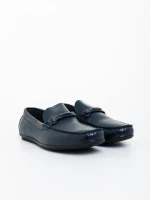 Мъжки мокасини сини от екологична кожа Kazimir