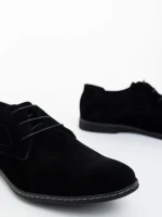 Мъжки обувки черни от екологична кожа Wolter