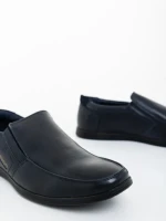 Мъжки мокасини сини от екологична кожа Haider