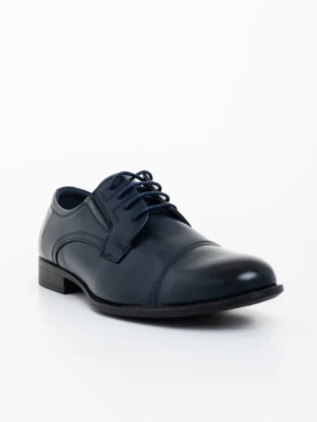 Мъжки обувки сини от екологична кожа Zamir