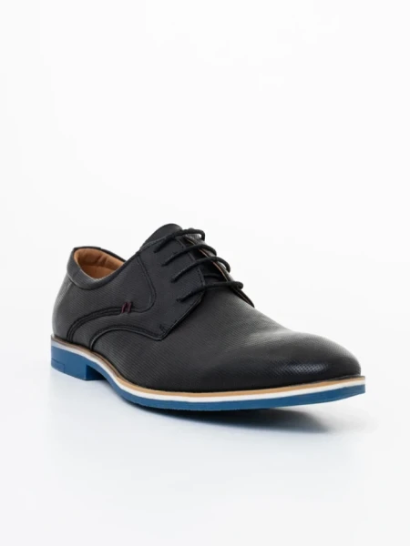 Мъжки обувки черни от екологична кожа Madden