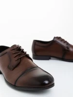 Мъжки обувки кафяви от екологична кожа Storm