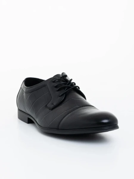 Мъжки обувки черни от екологична кожа Xandros