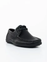 Мъжки обувки черни от екологична кожа Reggie