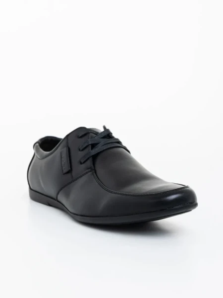 Мъжки обувки черни от екологична кожа Yanis