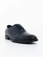 Мъжки обувки сини от екологична кожа Zador