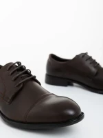 Мъжки обувки кафяви от екологична кожа Banks