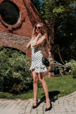 Дамски обувки с ток черни от екологична кожа Vamora