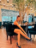 Дамски обувки с ток сини от екологична лачена кожа Lusera