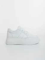 Дамски спортни обувки бели от еколгична кожа Rivenia