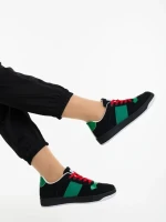 Дамски спортни обувки черни от текстилен материал Areka