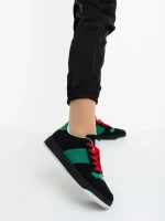 Дамски спортни обувки черни от текстилен материал Areka