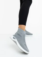 Дамски спортни обувки сиви от текстилен материал Astera