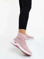 Дамски спортни обувки розови от текстилен материал Astera