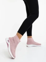 Дамски спортни обувки розови от текстилен материал Astera