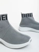 Дамски спортни обувки сиви от текстилен материал Irenia