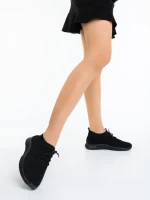 Дамски спортни обувки черни от текстилен материал Alenia