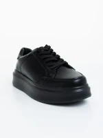 Мъжки черни спортни обувки от еко кожа Asante