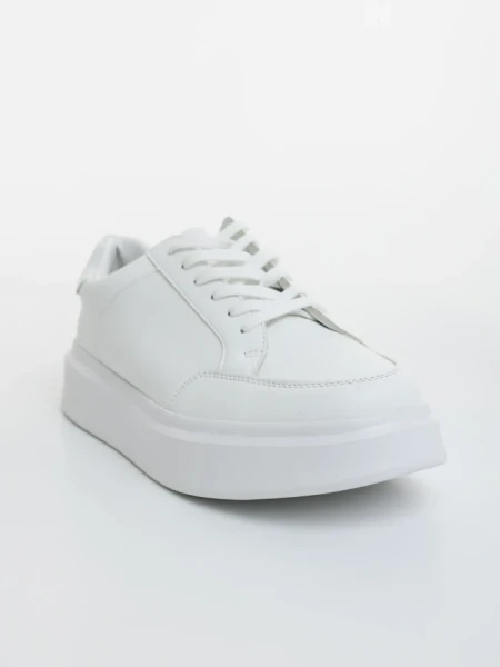 Мъжки бели спортни обувки от еко кожа Asante