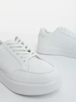 Мъжки бели спортни обувки от еко кожа Asante