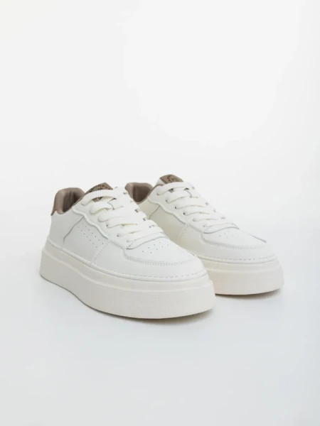 Мъжки бежови спортни обувки от еко кожа Lexter