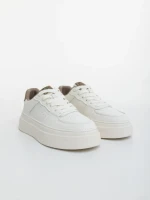 Мъжки бежови спортни обувки от еко кожа Lexter