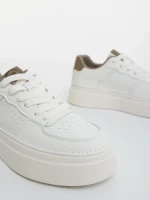 Мъжки бежови спортни обувки от еко кожа Lexter