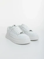 Мъжки бели спортни обувки от еко кожа Cedrik