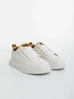 Бежови мъжки спортни обувки от еко кожа Marston