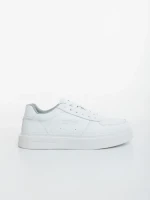 Мъжки бели спортни обувки от еко кожа Casper
