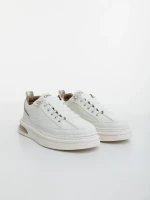 Мъжки бели с бежово спортни обувки от еко кожа Kenney