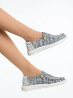 Дамски ежедневни обувки черни от текстилен материал Manara