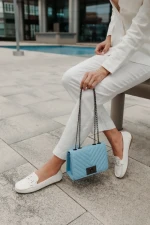 Дамски мокасини бели от екологична кожа Pamena