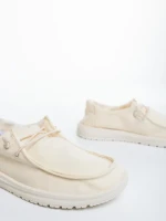 Дамски ежедневни обувки бежови от текстилен материал Mirada