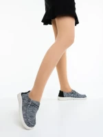 Дамски ежедневни обувки черни от текстилен материал Maziva