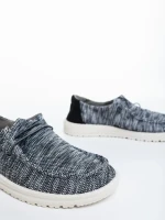 Дамски ежедневни обувки черни от текстилен материал Maziva